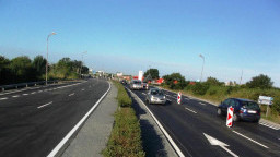 От днес шофьорите пътуват по ремонтирания участък на път I-9 между Сарафово и Бургас