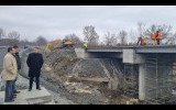 Инспекция на заместник-министър Николай Найденов на новия мост на пътя Царево - Ахтопол - 6.03.2024 г.