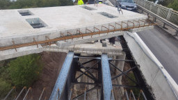 167 reinforced concrete panels have been produced so far for the repair of the Danube Bridge at Ruse