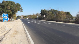 Завърши ремонтът на кръстовището за с. Войводово на път I-5 Кърджали - Хасково