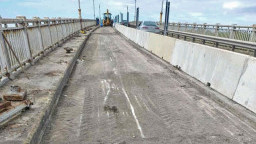 The repair of the next 200 meters of the Danube Bridge at Ruse has start