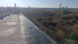 Twelve lighting poles have been restored on the Danube Bridge at Ruse