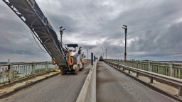 The repair of the next 200 meters of the Danube Bridge at Ruse has start